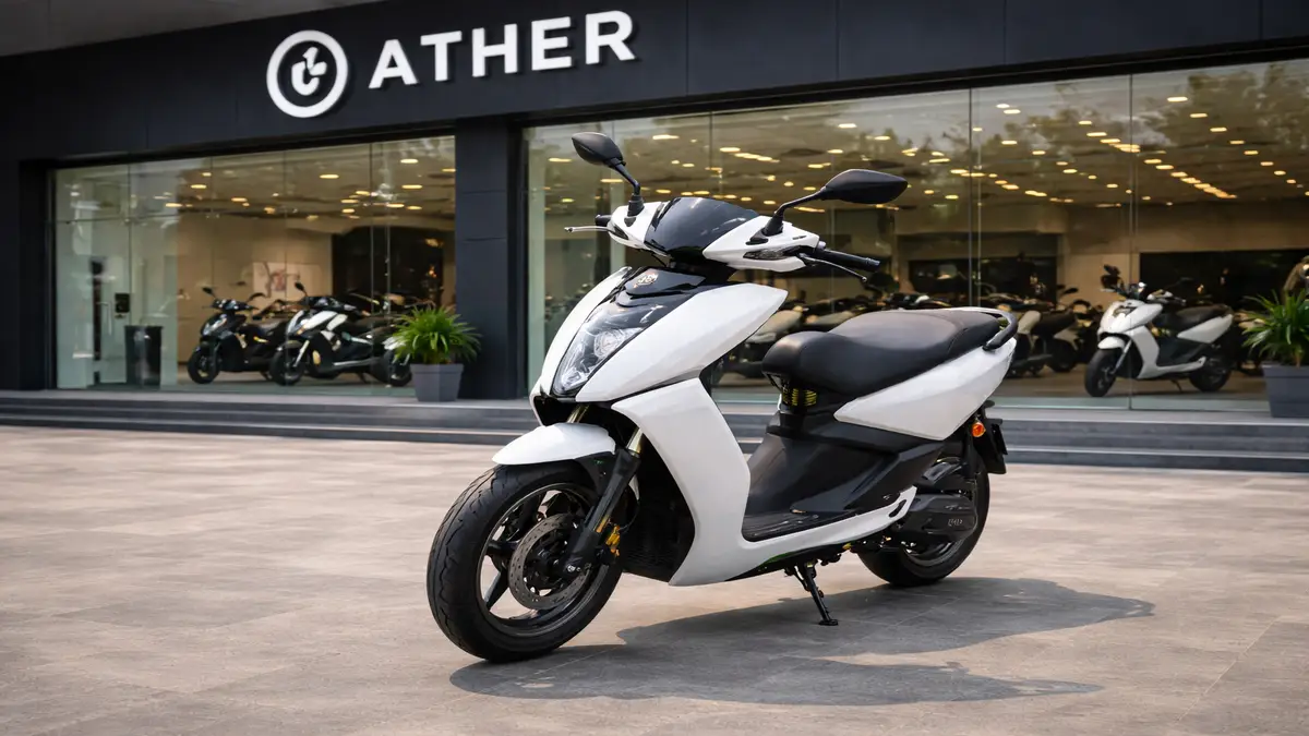 Ather Electric Scooter Review 2026: Smart Features, Range, Price और City Ride Experience